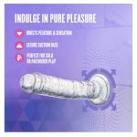 Dildo Glamor Sparkling Clear - Figura 9