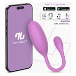 Logan Silicone Vibrating Egg with App Purple Cl.36 - Figura 1