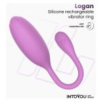 Logan Silicone Vibrating Egg with App Purple Cl.36 - Figura 3