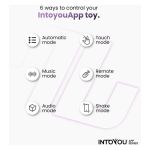 Logan Silicone Vibrating Egg with App Purple Cl.36 - Figura 7