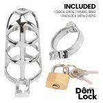 Prisoner 1 Padlock Chastity Cage Size M Clave 75 - Figura 5