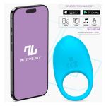 Ringo Silicone Vibrating Ring with App Blue Cl.48 - Figura 1