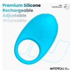 Ringo Silicone Vibrating Ring with App Blue Cl.48 - Figura 4