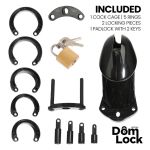 Sentence 1 Padlock Chastity Cage Size M Clave 75 - Figura 4