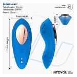 Silicone Rechargeable Panty Vibrator App Blue Cl50 - Figura 9
