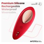 Silicone Rechargeable Panty Vibrator App Red Cl 50 - Figura 5