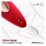 Silicone Rechargeable Panty Vibrator App Red Cl 50 - Figura 8