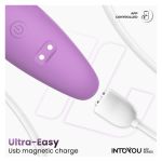 Vibrating Couple Toy App USB Silicone Lavendr Cl36 - Figura 7