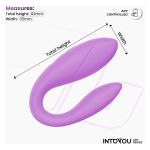 Vibrating Couple Toy App USB Silicone Lavendr Cl36 - Figura 8