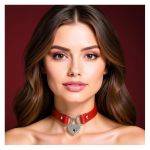 Collar with Heart Lock One Size - Figura 1