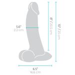 Dildo Slipskin 25cm Curvy - Figura 6