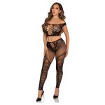 Off-Shoulder Crop Top & Legging Set One Size - Figura 6