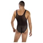 Fierce Deep V Mesh Bodysuit Black Os - Figura 2