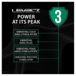 Vibrating Ribbed Silicone Cock Sleeve and Ball Ring - Figura 6