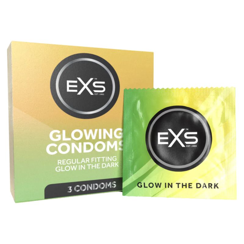 Prezervativë EXS Glowing 3CP (3)