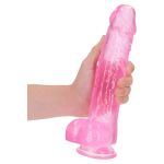 Realistic Dildo with Balls 25.4cm Pink - Figura 2