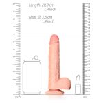 Straight Realistic Dildo with Balls and Suction Cup 18cm - Figura 8