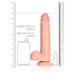 Straight Realistic Dildo with Balls and Suction Cup 23cm - Figura 6