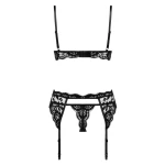 3-Piece Open Crotch Set Tina S/M