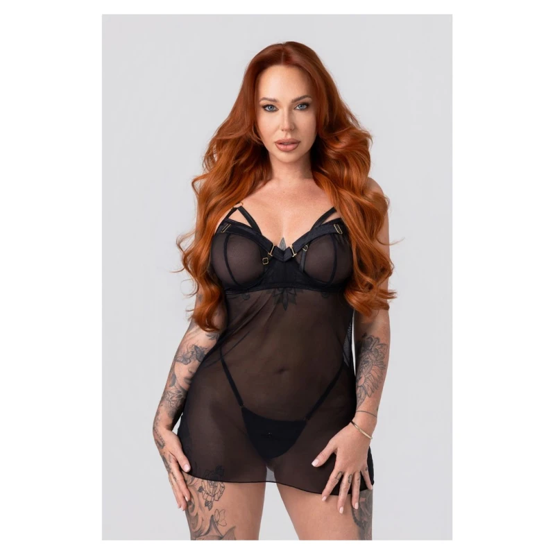 Obsession Sheer Mesh Babydoll S/M