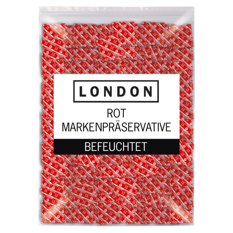 Prezervative London shije Luleshtrydhe (1)