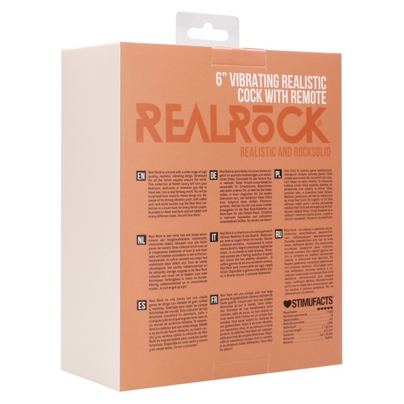 Vibrating Realistic Cock with Scrotum 15cm
