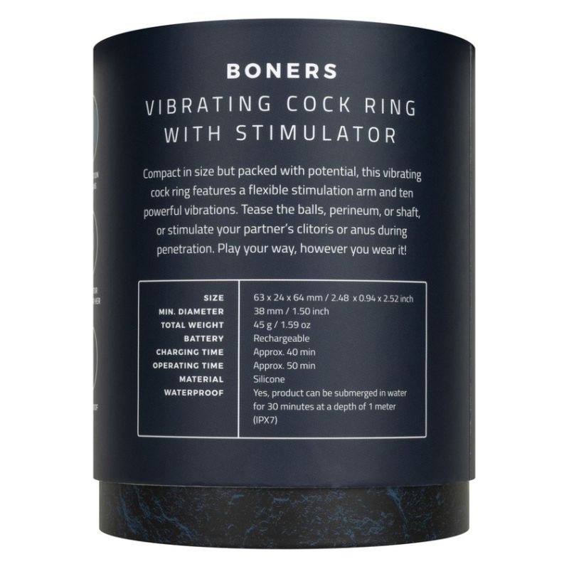 Vibrating Silicone Cock Ring Boners